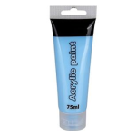 Pastel Blue Acrylic Paint Tube 75ml